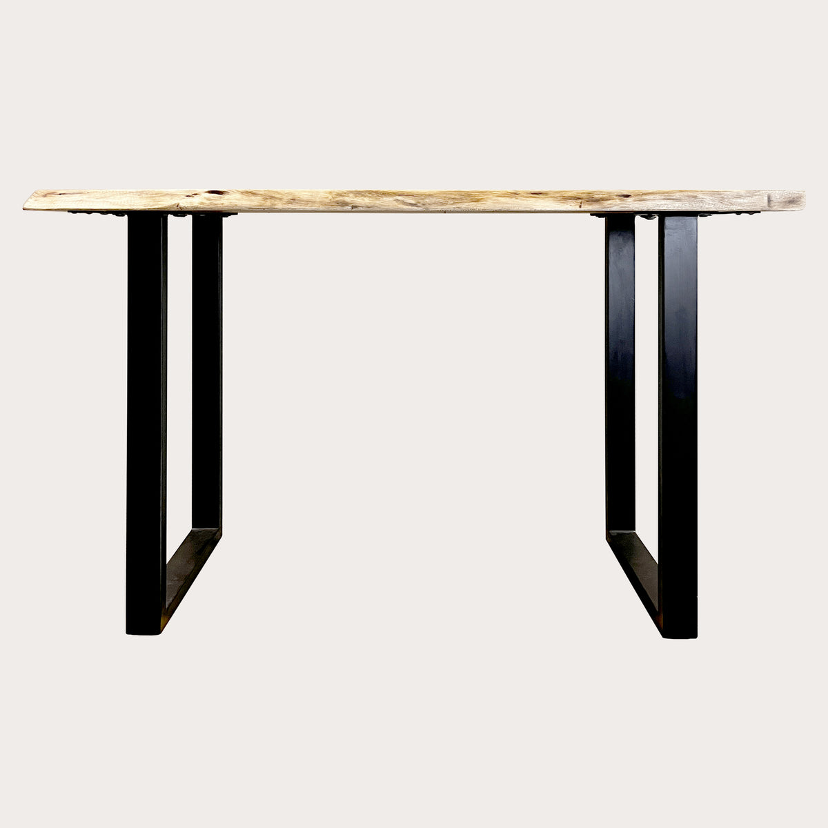 Industrial Console in Iron and Wood