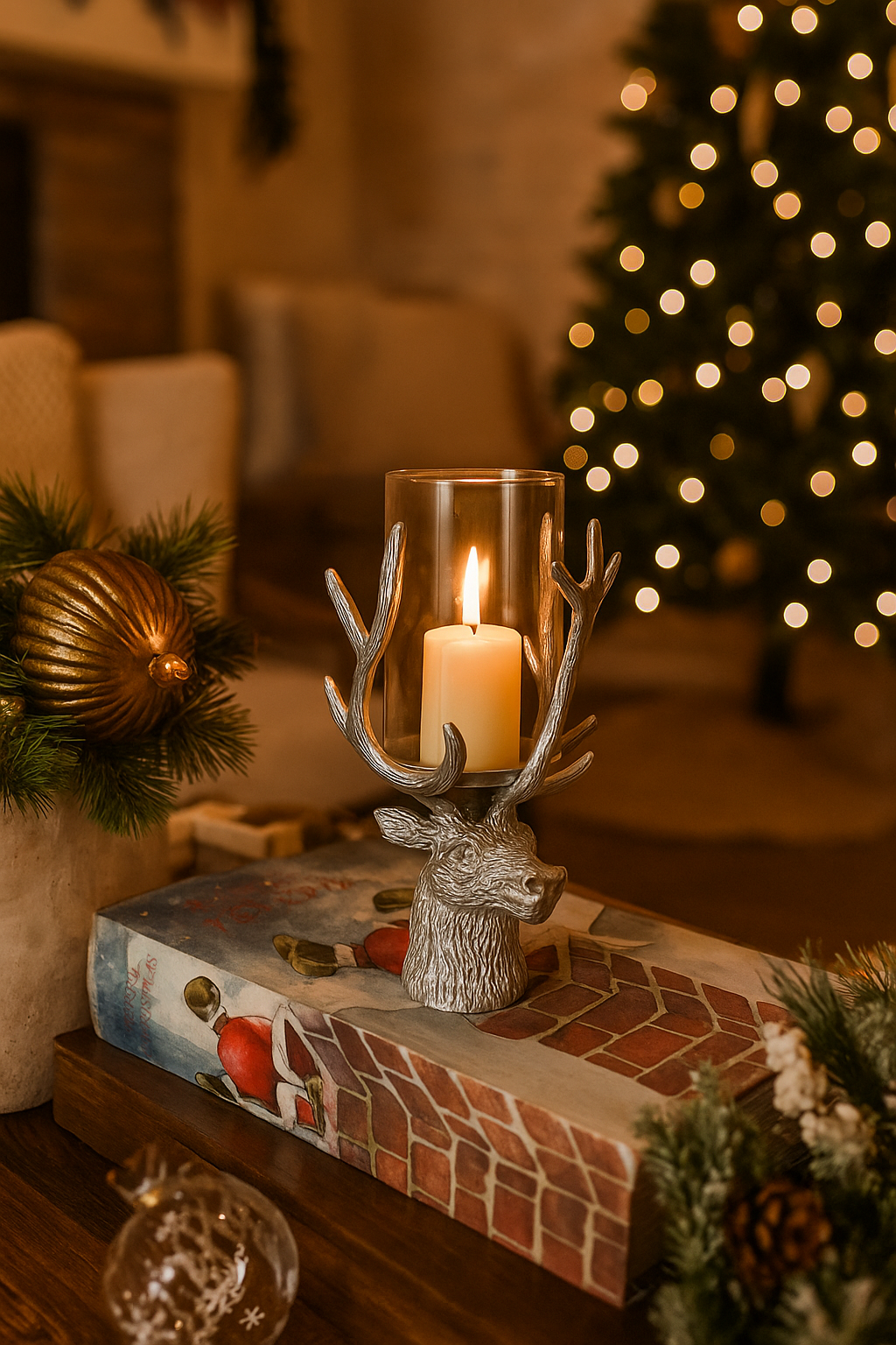 Set Scatole Libro Merry Christmas