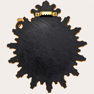 Cuore Sacro con Spada in Resina Oro 13x16 cm - KeyHome Store