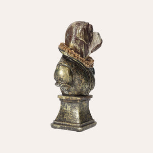 Busto Bulldog in Resina – Scultura Decorativa per Casa, Studio o Negozio