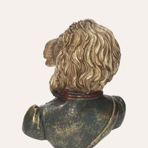 Busto de León en Resina – Decoración Elegante y Realista