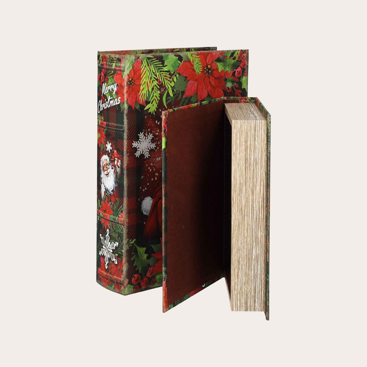 Par de cajas de libros de Papá Noel