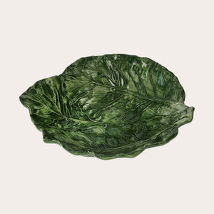 Fruttiera in Ceramica a Forma di Verza – Dipinta a Mano Made in Italy
