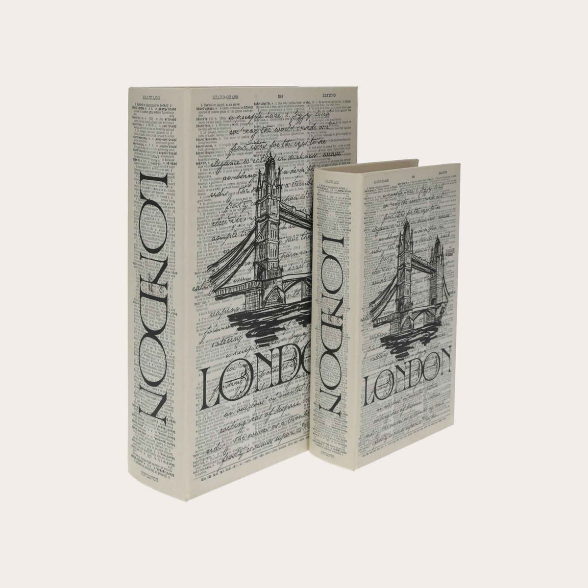 Decorative Book Box "London"