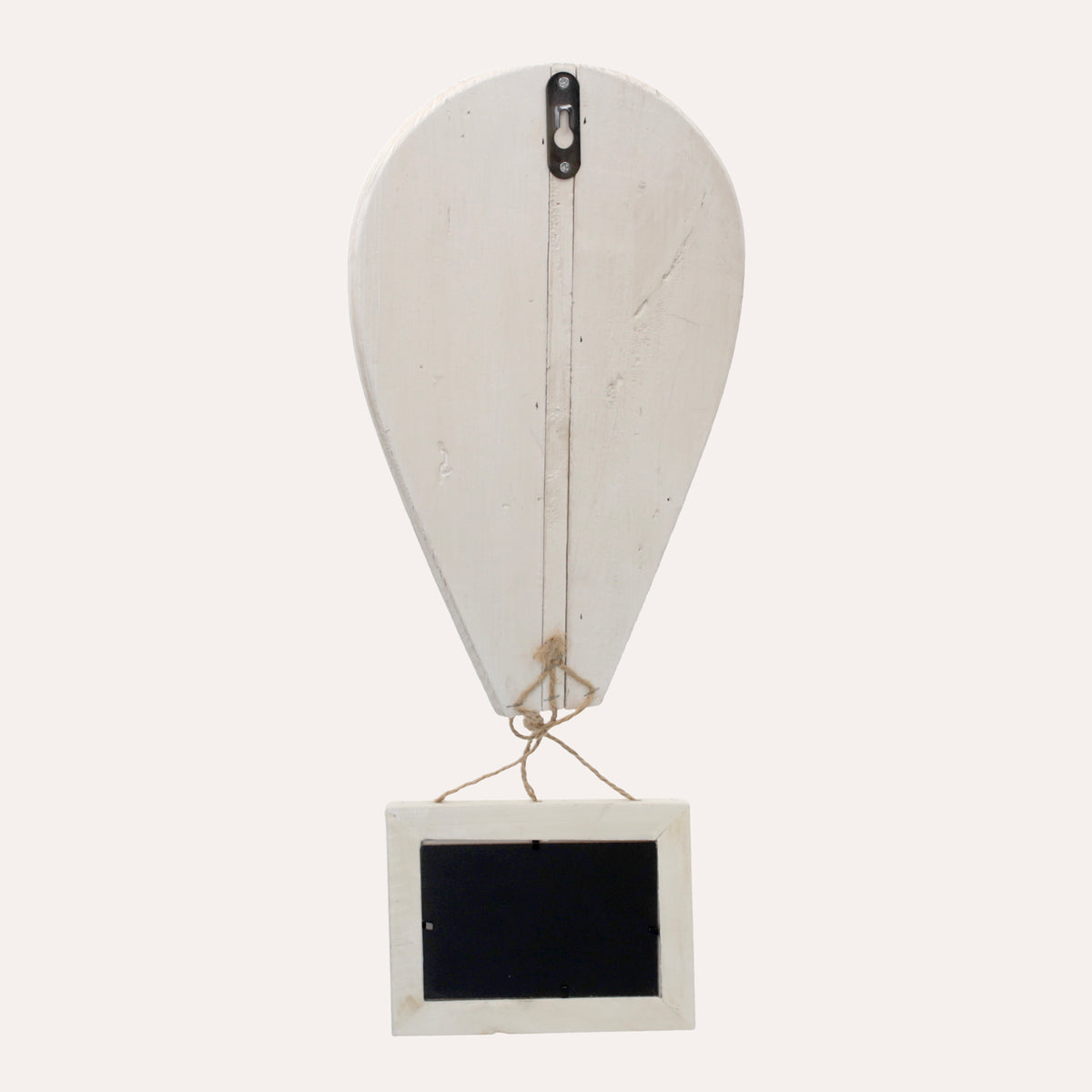 Moderne Heißluftballon-Wanddekoration aus recyceltem Holz