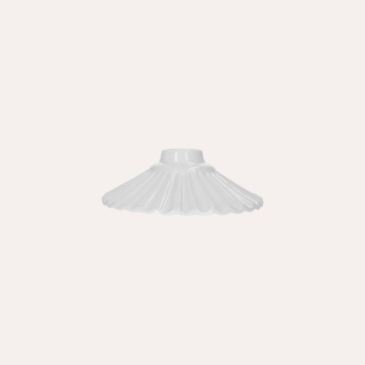 Elegant White Ceramic Lampshade Ø 20 cm