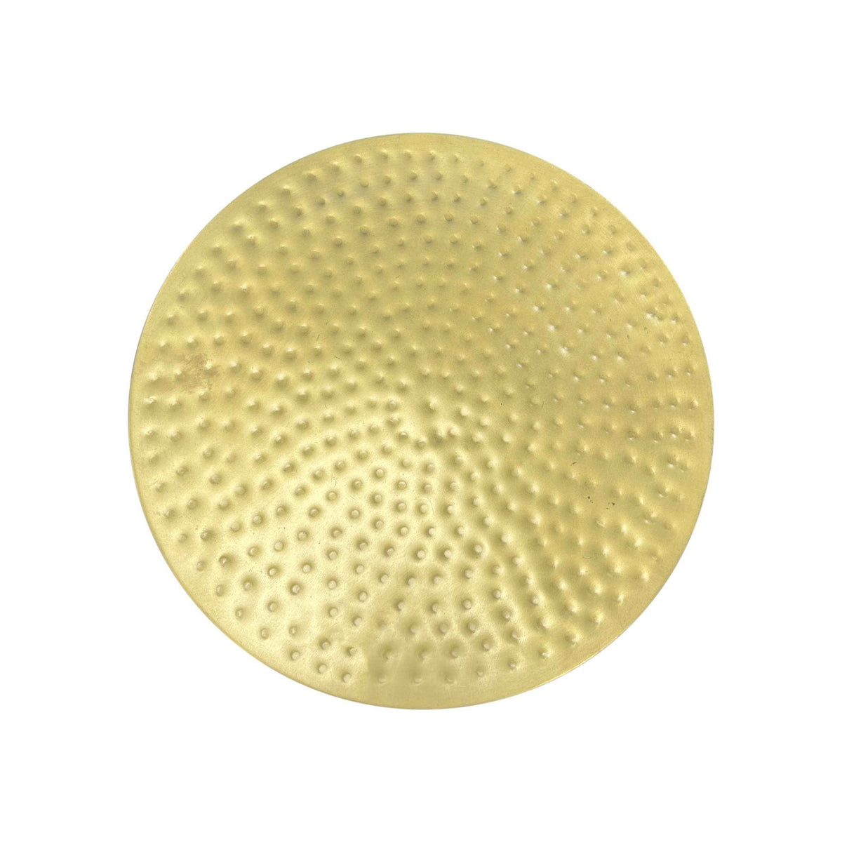 Drum Coffee Table in Gold Metal