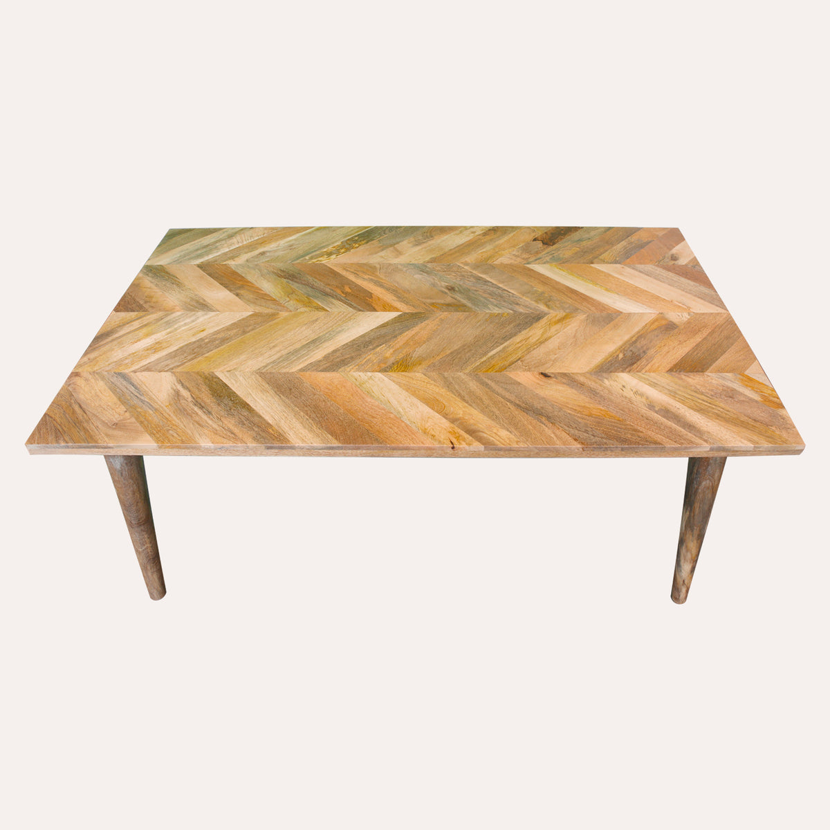 Light Brown Wooden Coffee Table