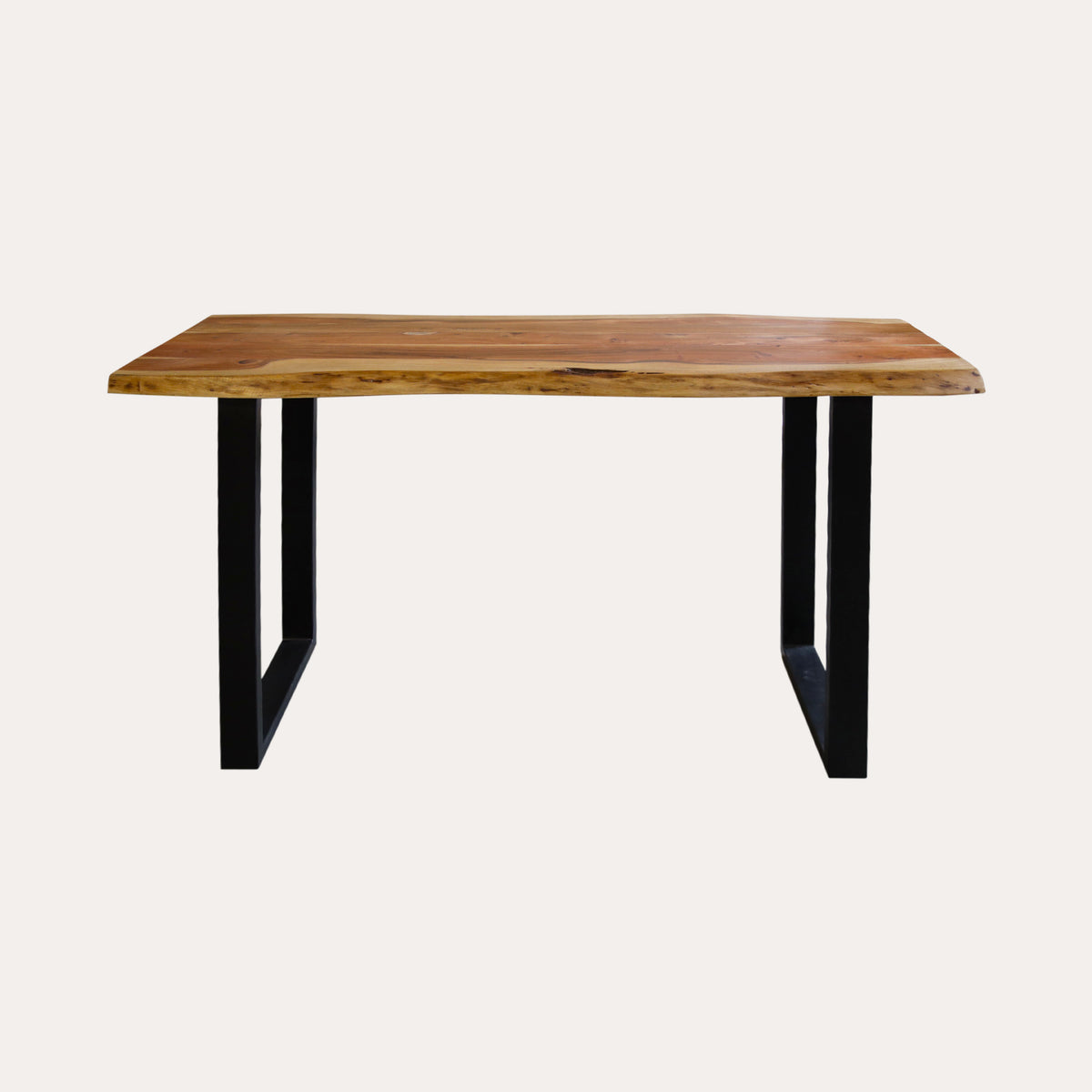Industrial Console in Iron and Wood