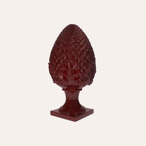 Pigna in Ceramica Bordeaux - H. 60cm