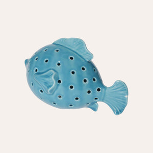 Elegante figura de pez globo con LED