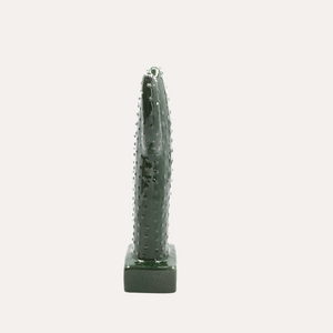 Higo chumbo decorativo de cerámica verde Al.36x18x9 cm