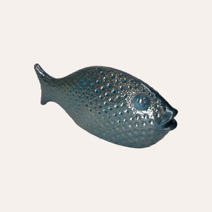Cobalt Blue Decorative Fish in Ceramic