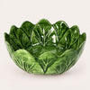 Insalatiera Verza Media in Ceramica Verde Smeraldo Ø.21xH.9cm