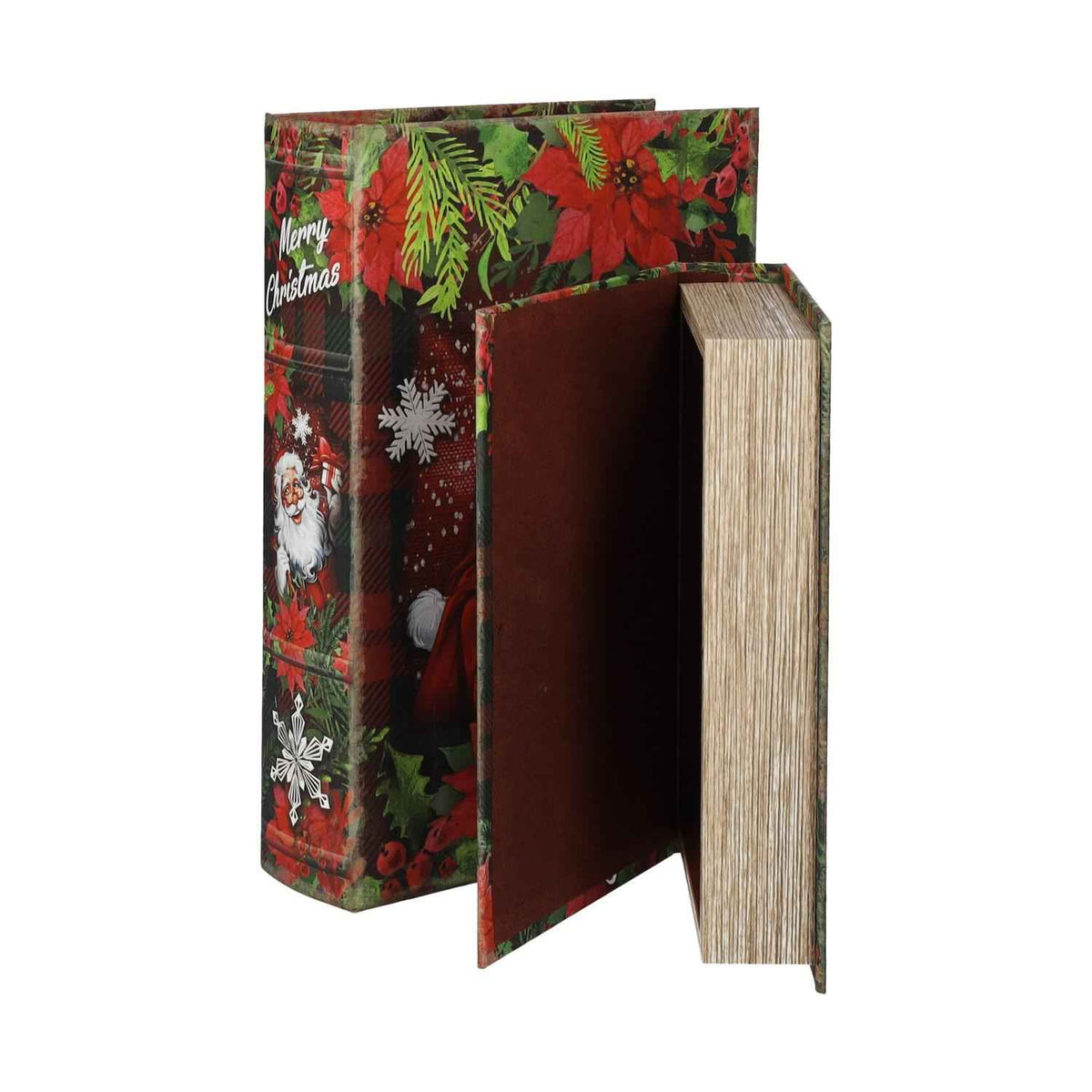 Par de cajas de libros de Papá Noel