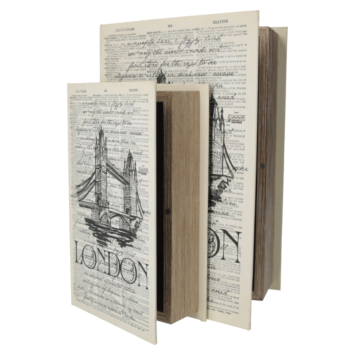 Scatola Libro Decorativa "London"