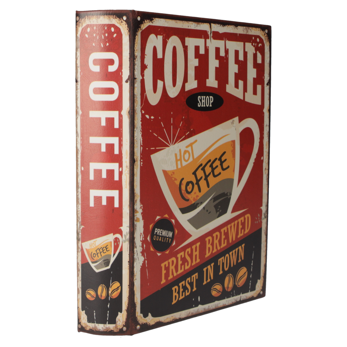 Caja decorativa para libros "Café"