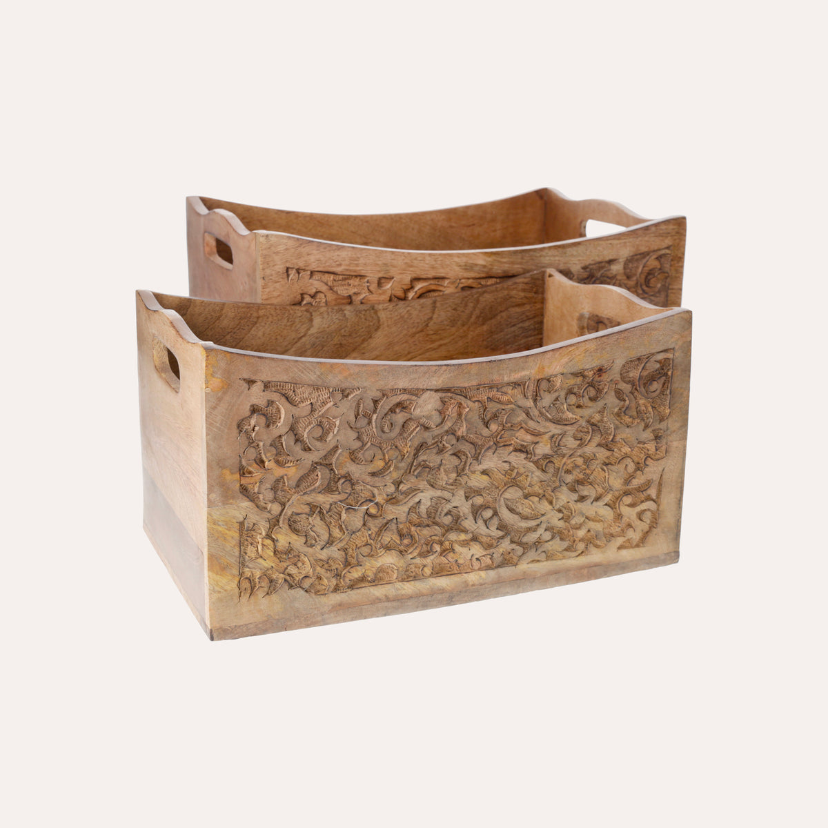 Magazine Rack in Indian Wood
