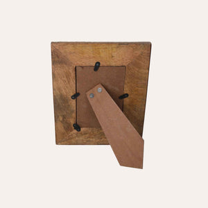 Decorative Carved Wooden Photo Frame with Fretwork
