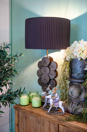 Modern Decorative Lamp with Rounded Shields – Refined Design for Interiors