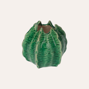 Florero decorativo de cerámica con forma de cactus