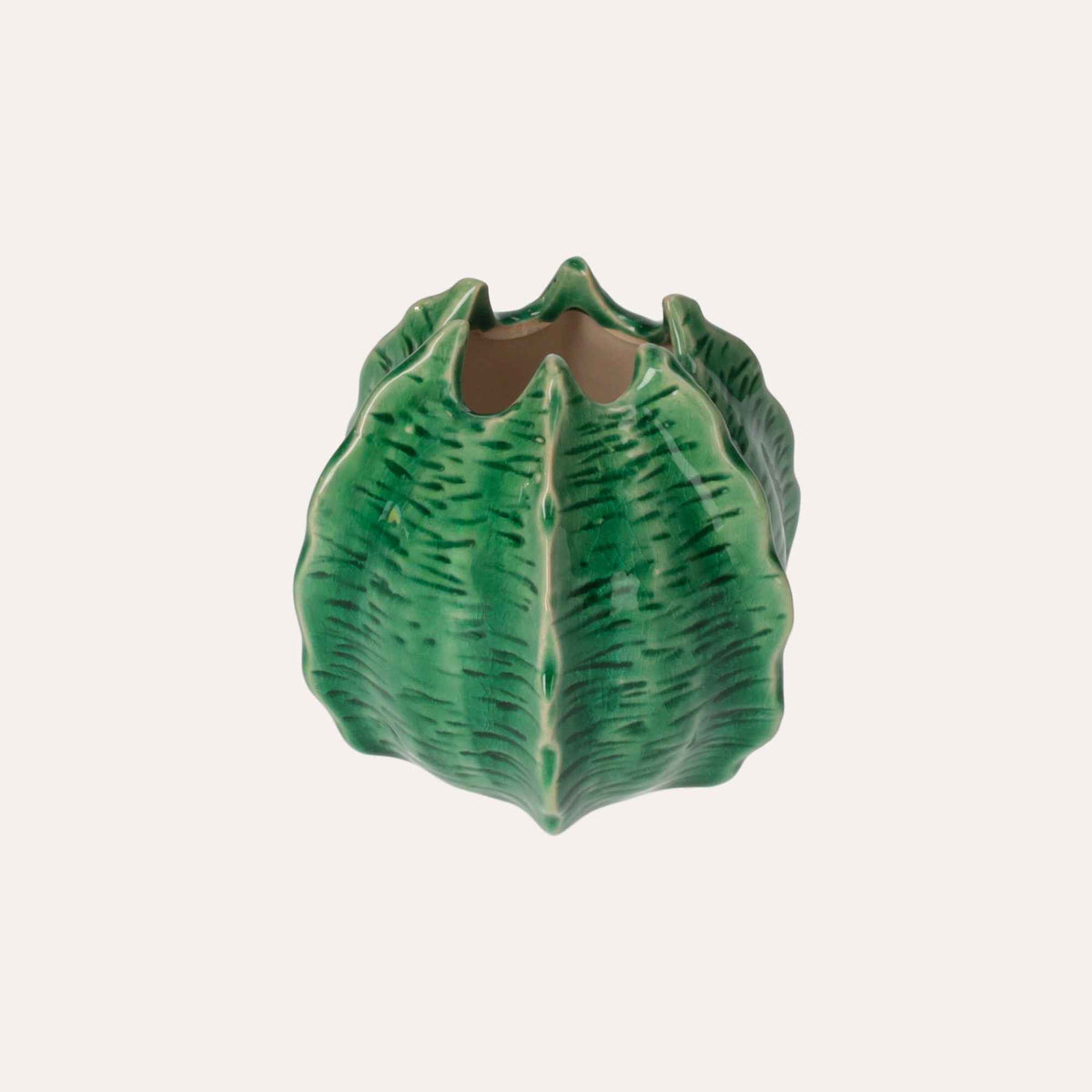 Vase décoratif en céramique en forme de cactus