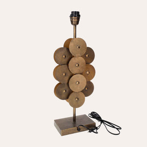 Modern Decorative Lamp with Rounded Shields – Refined Design for Interiors