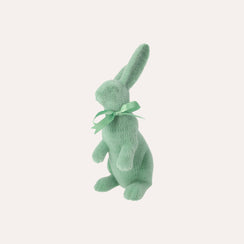 Conejo de Material Sintético Verde H. 30 cm