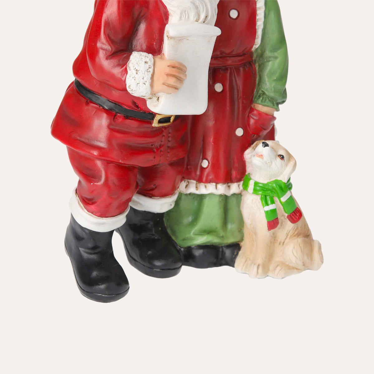 Statuina Natalizia di Babbo Natale e Mamma Natale