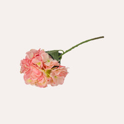 Conjunto de cinco hortensias decorativas artificiales