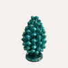 Piña Artesanal de Terracota Turquesa Al.16x25 cm