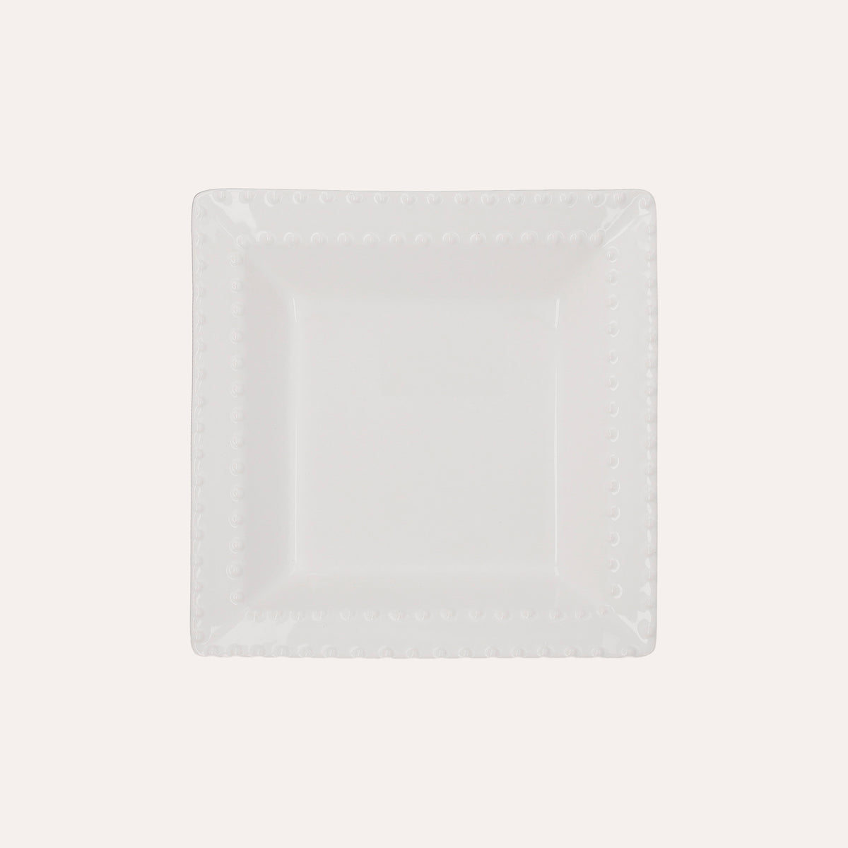Quadratische Badewanne aus weißer Keramik, 29 x 29 x 6 cm