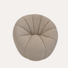 Fauteuil en tissu bouclé Beige 83xH.70x44 cm