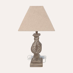 Baroque Table Lamp with Decorative Pattern