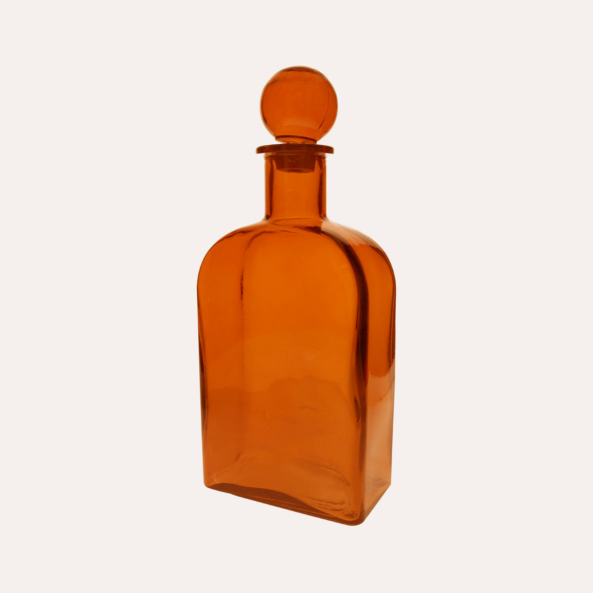 Glasflasche mit Verschluss (19 x 46 cm) – Orange