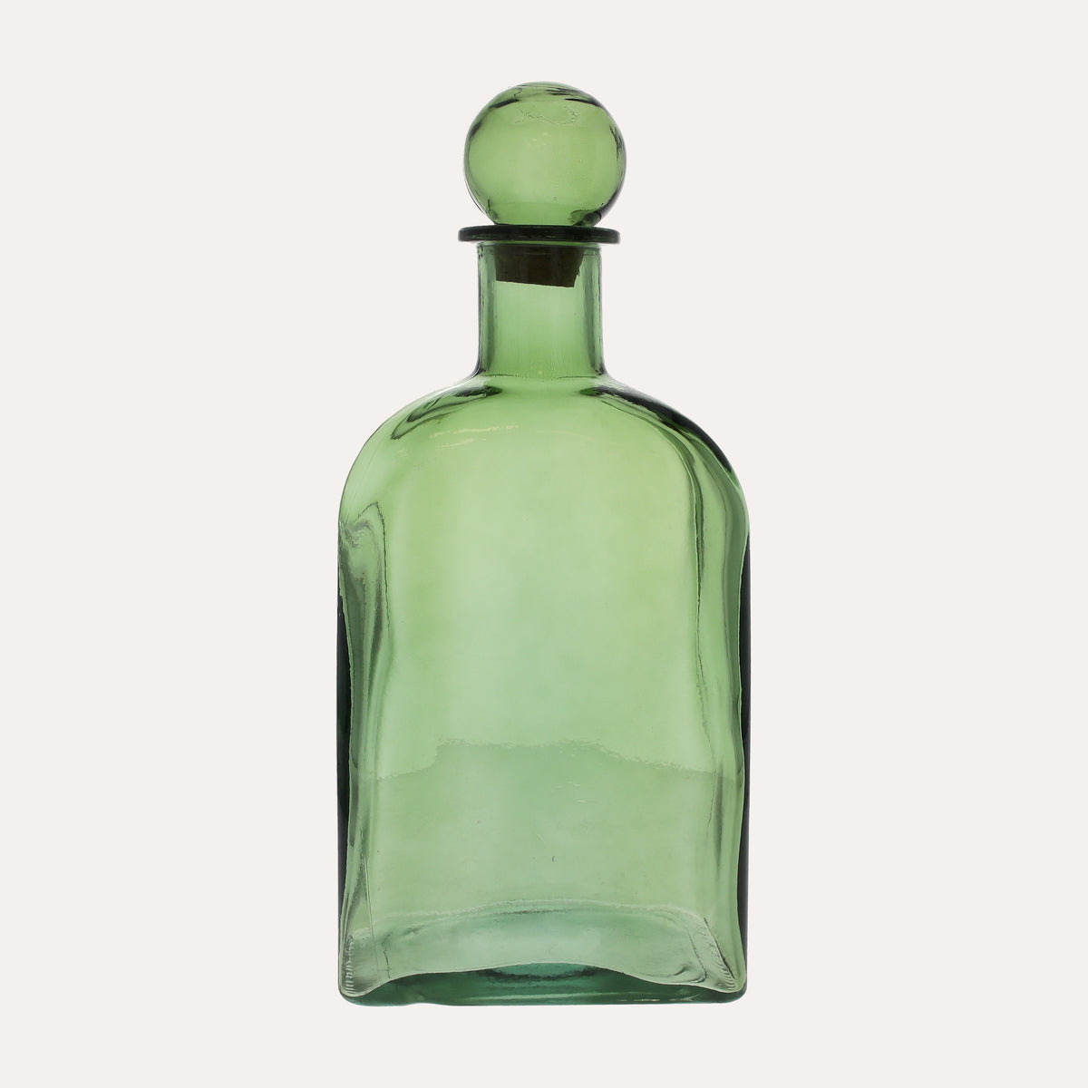 Bouteille en verre avec bouchon 19x46 cm – Vert