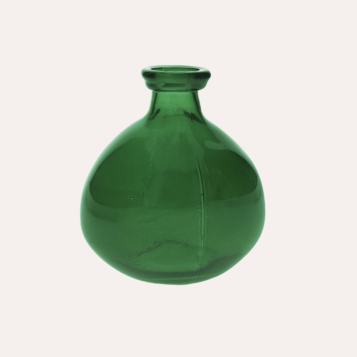Bol en Verre Décoratif (18x16cm) - Vert