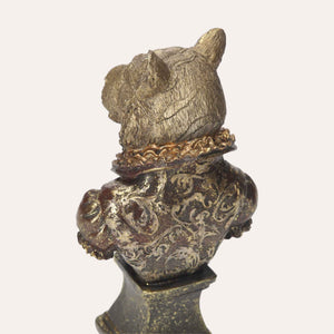 Wolf Bust in Resin – Realistic Decorative Sculpture for Home and Office Furnishings