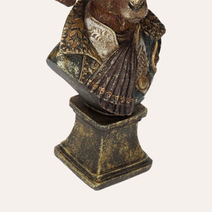 Busto de Aries en resina – Escultura decorativa realista para decoración del hogar