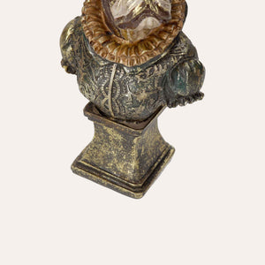Busto Bulldog in Resina – Scultura Decorativa per Casa, Studio o Negozio