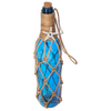 Luminous Blue Glass Bottle with LEDs